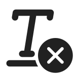 Clear Formatting SVG Icon